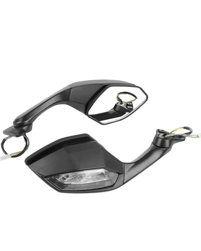 Espejo retrovisor LED para motocicleta, accesorios externos, espejo re