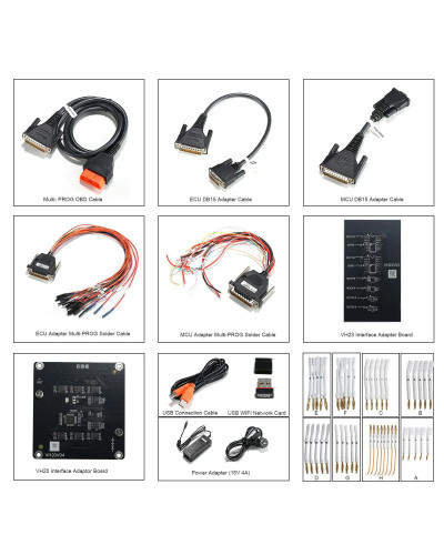 Xhorse-programador multiprog VVDI, compatible con ECU y TCU, lectura y escritura, clon, compatible con BMW, Porsche, LandRover,