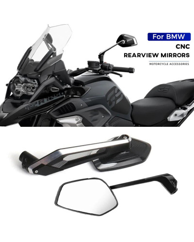 Espejo retrovisor lateral de aluminio para BMW R1250GS LC R1200GS F900