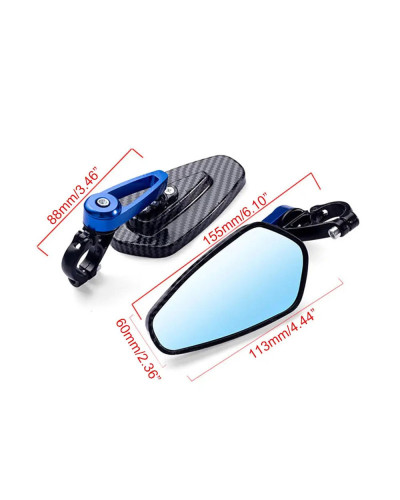 Espejo retrovisor Universal para motocicleta, accesorio para manillar 