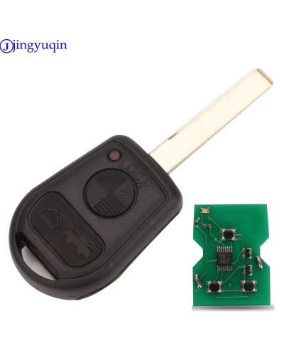 Jingyuqin-llave de coche remota, Chip ID44 de 315/433 Mhz para BMW Z3, E31, E32, E34, E36, E38, E39, E46, HU92, hoja HU58