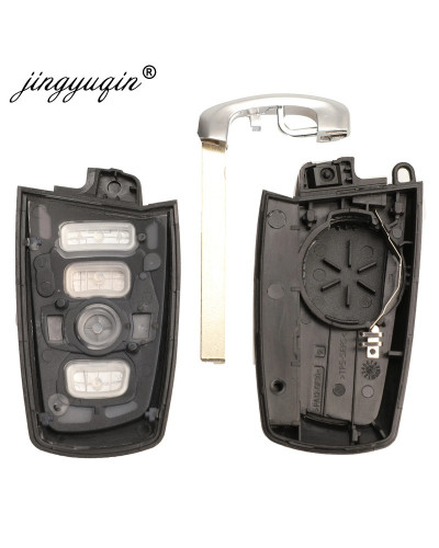 Jinyuqin-carcasa para llave de coche inteligente, funda remota sin llave para BMW CAS4 F FEM 3 5 7 Series E90 E92 E93 X5 F10 F20