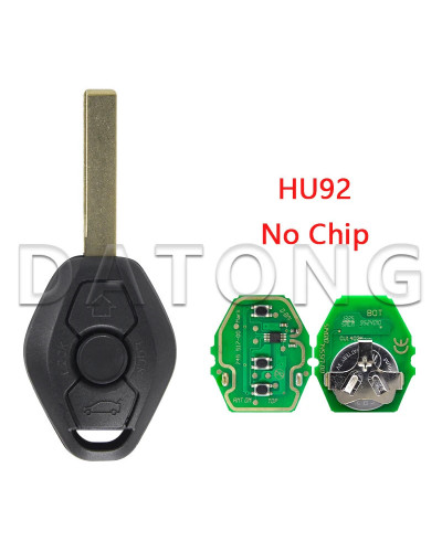 Datong World-llave remota de coche para BMW, sistema EWS, serie 1, 3, 5, 7, 315/433 Mhz, Chip ID44 PCF7935, Control remoto intel