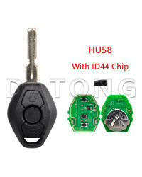 Datong World-llave remota de coche para BMW, sistema EWS, serie 1, 3, 5, 7, 315/433 Mhz, Chip ID44 PCF7935, Control remoto intel