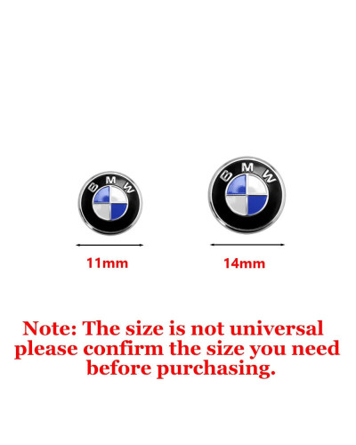 Pegatinas de emblema de llave de coche, accesorios de logotipo de llave de Control automático para BMW E34, E46, E39, E38, E90, 