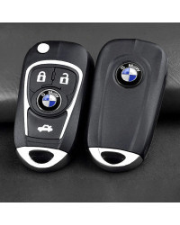 Pegatinas de emblema de llave de coche, accesorios de logotipo de llave de Control automático para BMW E34, E46, E39, E38, E90, 