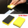 10/20Pcs Car Ceramic Coating EVA Sponge Glass Nano Coat Wax Applicator Pads Yellow 7.5x5x1.5cm Auto Waxing Polishing Accessories