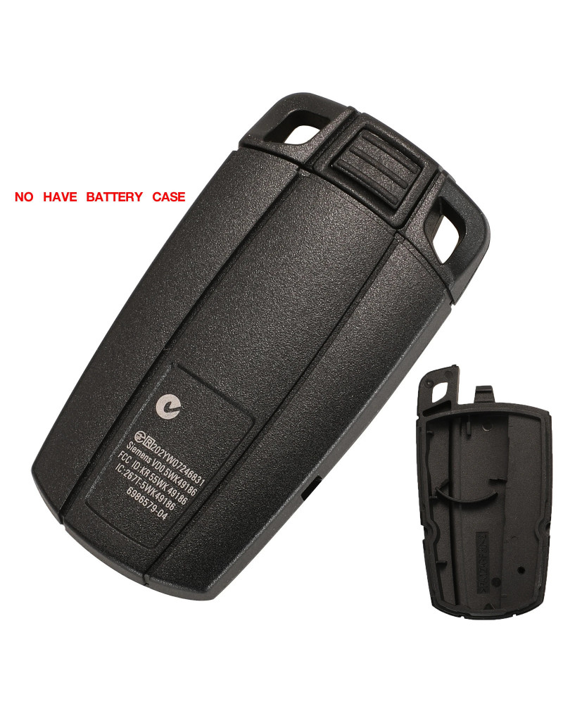 Jingyuqin-carcasa para mando a distancia de coche, repuesto con o sin soporte de batería, para BMW 1, 3, 5, 6, 7, Series E90, E6