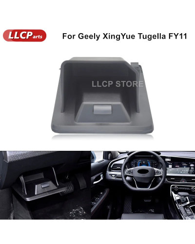 Caja de monedas lateral para coche, guantera para Geely XingYue Tugell