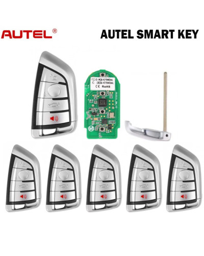 AUTEL-llave inteligente remota Universal para programador MaxiIM KM100 IM508, IKEYBW003/4AL HD004/05BL NS004/05AL HY003/04AL AT0