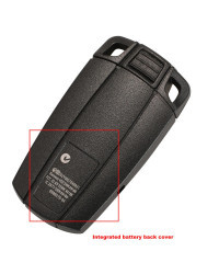 Jingyuqin-carcasa de llave de coche con mando a distancia, 3 botones, hoja inteligente, Fob, funda para BMW 1, 3, 5, 6, Serie E9