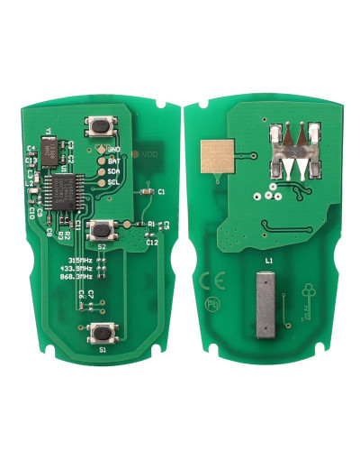 Mando a distancia jingyuqin 5 unids/lote para BMW CAS3 System 315MHz / 868Mhz FSK para X5 X6 Z4 1/3/5/7 Control de llave intelig