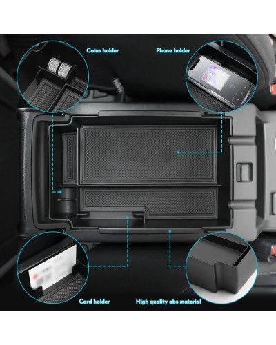 Caja de almacenamiento para Reposabrazos de coche, organizador para Su