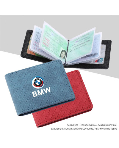 Funda para titular de la licencia de conducir del coche, billetera de identificación para tarjeta de crédito para BMW Z4, Z8, X3