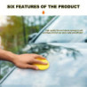 SEAMETAL 12pcs Car Foam Sponge Wax Applicator Cleaning Pads High Density Car Waxing Polishing Sponge Pad Car Detailing Care Tool