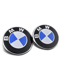 Insignia de capó delantero de coche, pegatina de maletero trasero, insignia de rueda, pegatina para BMW F20, E36, E92, E87, E30,