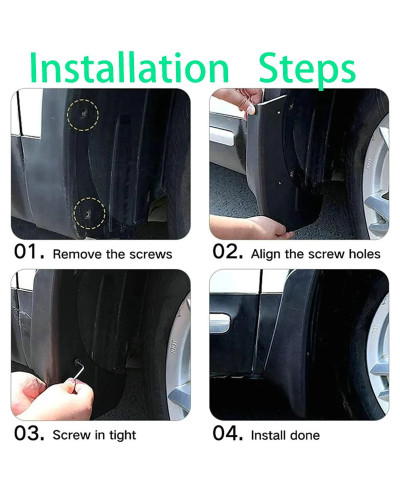 Guardabarros para coche BYD Yuan Up EV 2024, 2025, 2026, guardabarros 