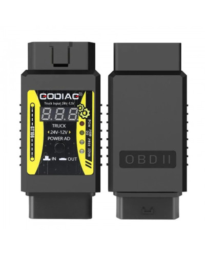 GODIAG Adaptador de camión resistente GT106, 24V a 12V, para X431 easydiag/ Golo/IDIAG/ ThinkCar/ ICarScan/ Diagun/ GOLO/ DBScar