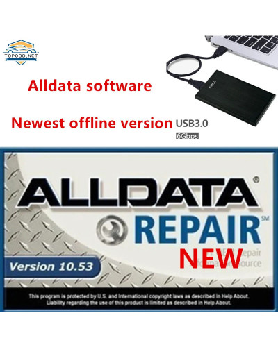 Newest Alldata Auto Repair Software AllData 10.53 Software with for Ca