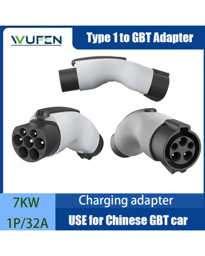 Adaptador antirrobo WUFEN Type1 a GBT 32A j1772 a gbt adaptador de car