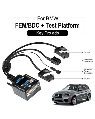 GODIAG-llave de plataforma de prueba, adaptador Pro para programación BMW FEM/ BDC con Cable OBD2 a OBD25