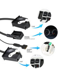 GODIAG-llave de plataforma de prueba, adaptador Pro para programación BMW FEM/ BDC con Cable OBD2 a OBD25