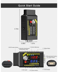 GODIAG-Adaptador de datos de caja de cambios DSG GT107 Plus, herramienta de visualización de corriente de voltaje para Benz, BMW