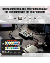 GODIAG-caja de ruptura OBDII GT100, herramienta de conector de Banco OBD2 ECU, Detector de protocolo OBDII de 16 Pines, caja de 