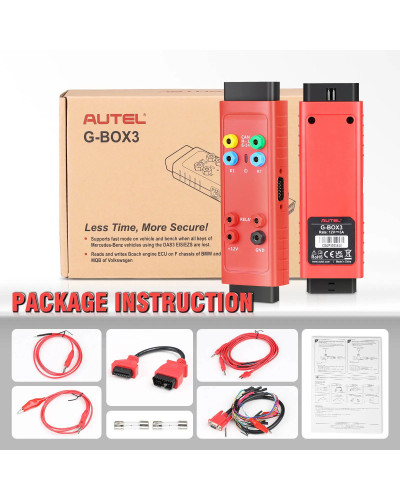 Autel GBOX-herramienta de programación de 3 Llaves, dispositivo que funciona con MAXIIM IM508 IM608 OTOFIX IM1 para bmercedes-be