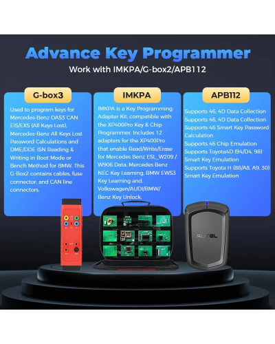 Autel-herramientas de diagnóstico MaxiIM IM608 II, programador de llaves IMMO, escáner de coche de codificación ECU actualizado 