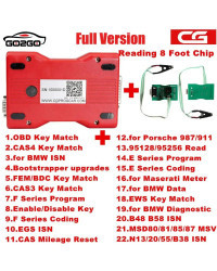 CGDI Prog-programador de llave automático para BMW MSV80, dispositivo de seguridad IMMO 3 en 1, 24 certificaciones, función EM/E