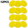 12Pcs Car Waxing Polishing Foam Sponge Wax Applicator Cleaning Pads Fine Pore Polyester Sponge Strong Water Absorption