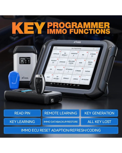 XTOOL-programador de llave automático X100 MAX, herramienta de diagnóstico IMMO Elite con codificación ECU KC501, actualización 