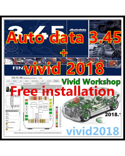 2024 hot Auto repair software Vivid 2018 Workshop DATA 2018 Atris-Tech