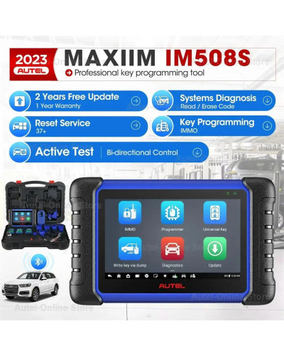 Herramienta de programación de llaveros Autel MaxiIM IM508S programador de llaves todo en uno escáner OBD2 bidireccional Android