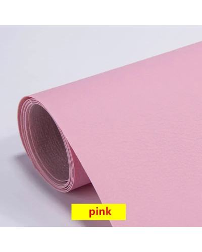 Self-adhesive Leather,PU Leather Fabric Stickers for Sofa Car Seat Off