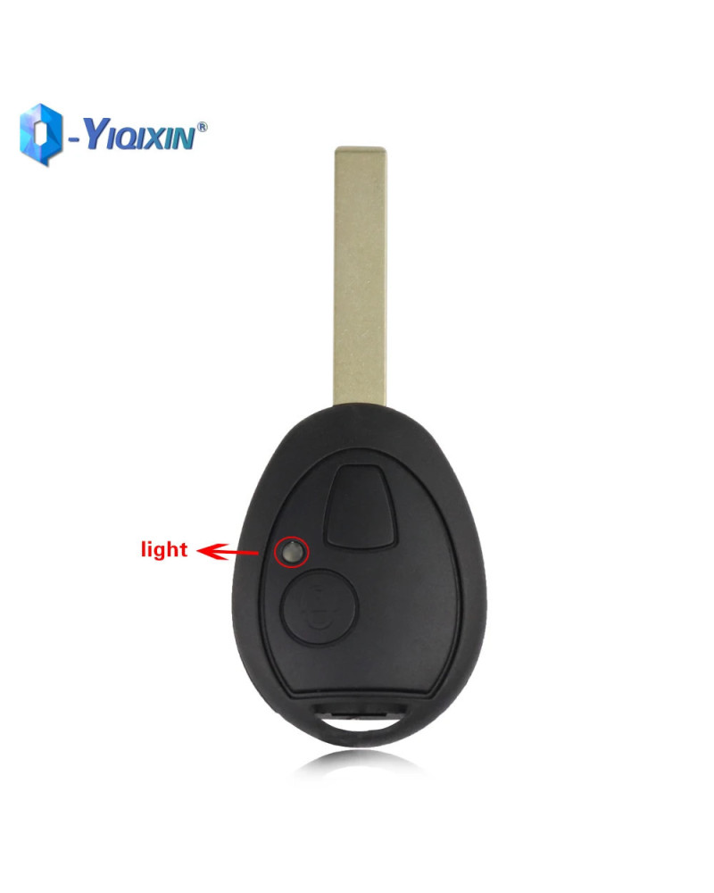 YIQIXIN-funda inteligente para llave de coche, carcasa de 2 botones para MG, BMW, R50 Mini Cooper S, R53, Land Rover 75, ZT, Z3,