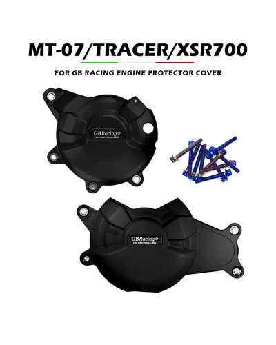 Cubierta de motor de carreras GB MT07 FZ07 XSR700 TENERE700 2014-2023 