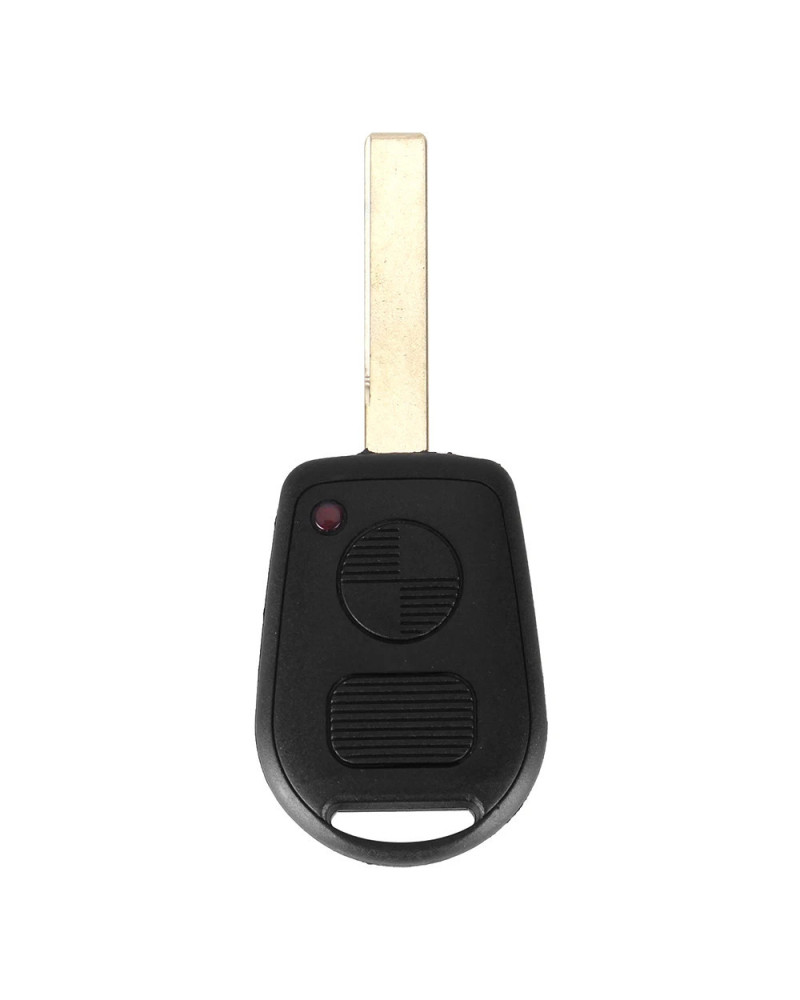 KEYYOU-carcasa de llave remota de 3 botones para BMW, carcasa de mando a distancia sin cortar para BMW E31 E36 E34 E32 E38 E39 E