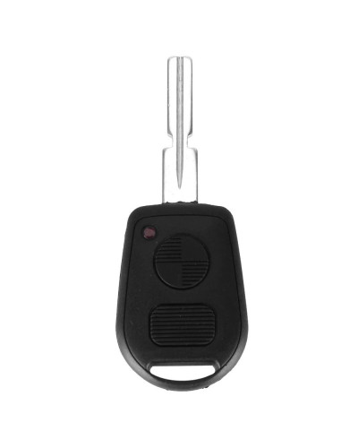 KEYYOU-carcasa de llave remota de 3 botones para BMW, carcasa de mando a distancia sin cortar para BMW E31 E36 E34 E32 E38 E39 E