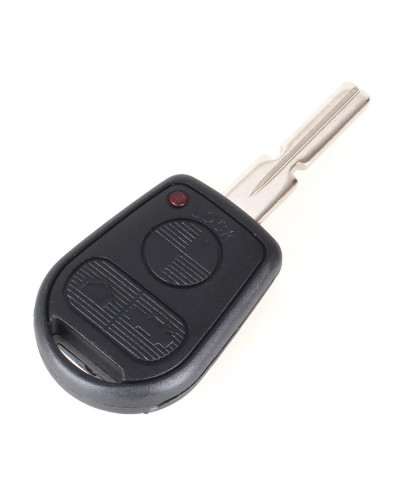 KEYYOU-carcasa de llave remota de 3 botones para BMW, carcasa de mando a distancia sin cortar para BMW E31 E36 E34 E32 E38 E39 E