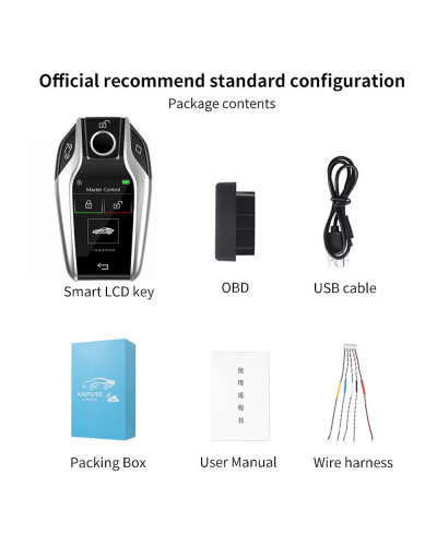 Cf618 GM Remote SMART car Key LCD Screen sin llave go admite coreano / ruso para BMW / Audi / Toyota / honda / Hyundai / FORD / 