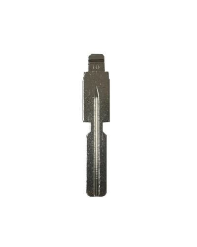 Llave sin cortar HU58 para coche, hoja de Metal abatible para BMW, KD, Keydiy, Xhorse, VVDI, mandos a distancia universales, 10 