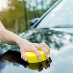 1Pcs Car Foam Sponge Wax Applicator Cleaning Detailing Pads Car Waxing Polishing Pad Home Car Wash Care 10cm Car Cleaning Kit