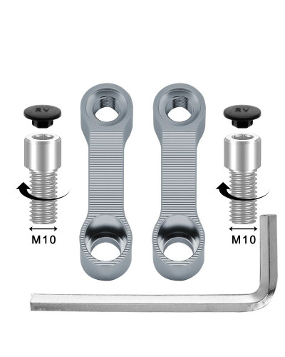 Extensión de espejos retrovisores para motocicleta, adaptador de exten