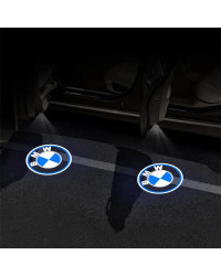 Proyector láser inalámbrico para puerta de coche, lámpara HD LED de 2 piezas para BMW Serie M E81, E90, E92, E93, F30, E60, E61,