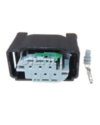 Sensor de acelerador de coche, conector sellado de 6 vías, carcasa de plástico, enchufe para Benz BMW 1-967616-1 2-967616-1 7M09