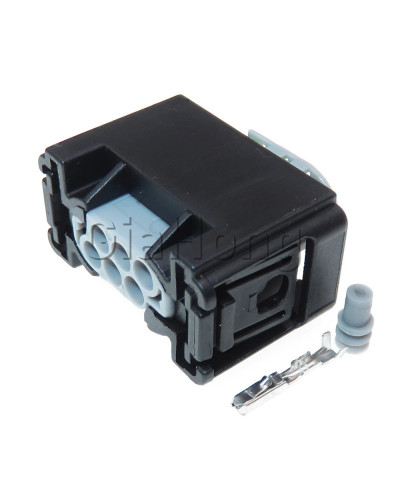 Sensor de acelerador de coche, conector sellado de 6 vías, carcasa de plástico, enchufe para Benz BMW 1-967616-1 2-967616-1 7M09