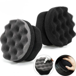 Car Wax Polishing Sponge Hexagonal Grip Applicator Hand Tire Wax Sponge High Density Foam Sponge