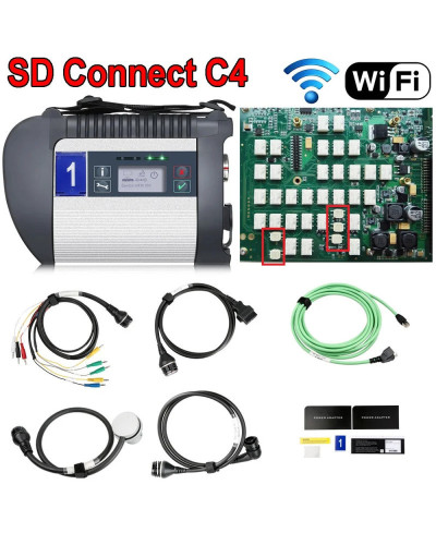 A+++ Full Chip MB STAR C4 SD Connect Compact C4 Car truck software 202